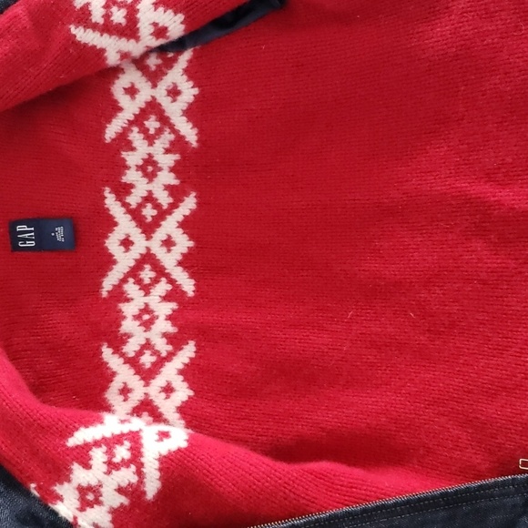 Gap Vintage Sweater Lined Jean Jacket Size Small - Picture 8 of 9